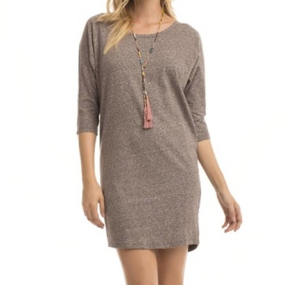 Synergy Organic Cream Shirt Dress Dolman Sleeves XS - Picture 11 of 12